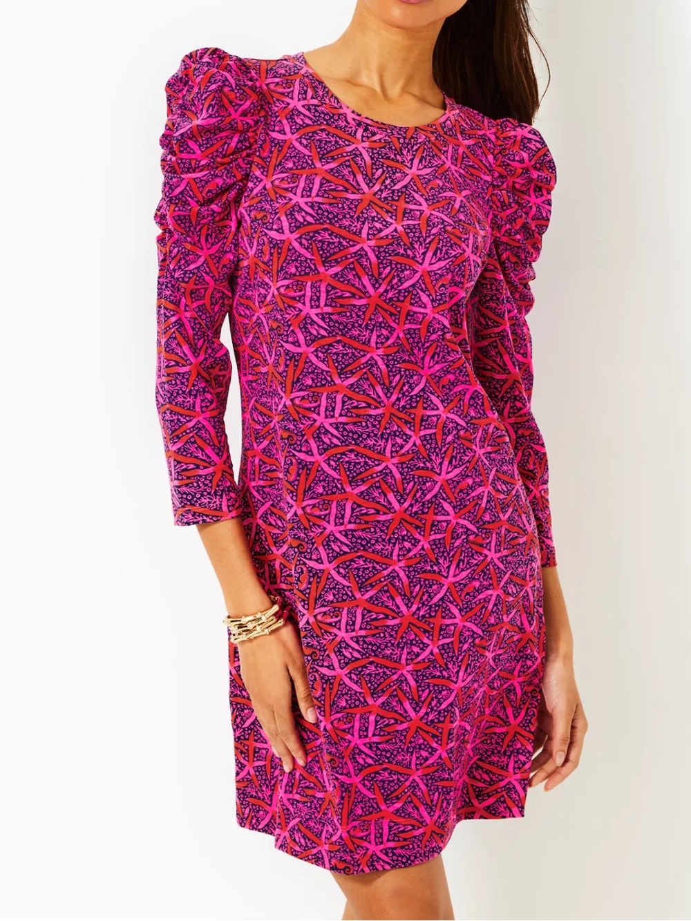 LILLY PULITZER PRESLIE LONG SLEEVE ROMPER